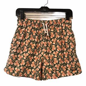 Parke & Ronen Floral Print Swim Trunks